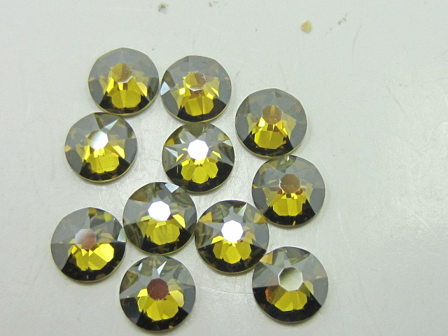 1 Gross 5ss CITRINE LUSTER-D FLATBACK European Rhinestones